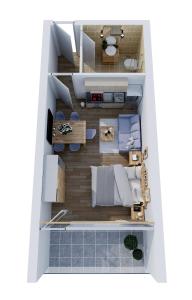 Kuchyň nebo kuchyňský kout v ubytování Smart Resorts Haus Brilliant Ferienwohnung 609