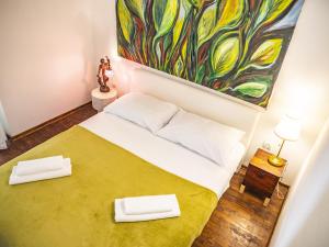 Katil atau katil-katil dalam bilik di Central Art House Hvar