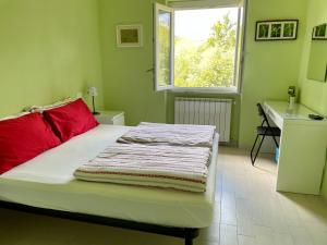 Postel nebo postele na pokoji v ubytování Impronte Nel Bosco