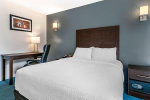 Cama ou camas em um quarto em Econo Lodge