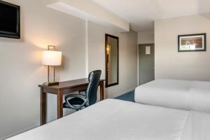 Cama ou camas em um quarto em Econo Lodge