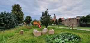 Zahrada ubytování Apartmány Na Potoku