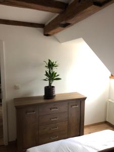 Postel nebo postele na pokoji v ubytování Egrensis Apartments