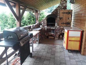 Gril pre hostí v apartmáne