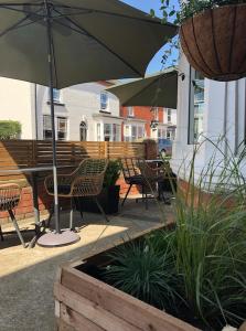 Bygningen som pensionatet ligger i