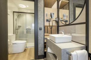 Koupelna v ubytování Hotel Ilunion San Mamés