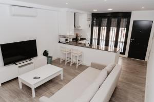 Televízia a/alebo spoločenská miestnosť v ubytovaní Nuevo y cómodo loft junto a la Mezquita
