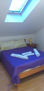 Posteľ alebo postele v izbe v ubytovaní Adriatic Seaview