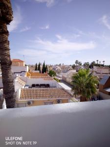 a view from the balcony of a building at Marrakesh in Los Alcázares