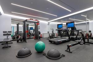 Fitness centrum a/nebo fitness zařízení v ubytování Ivis 4 Boutique Hotel