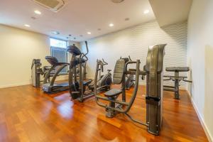 Posilňovňa alebo fitness centrum v ubytovaní Apartamenty Almar Diune