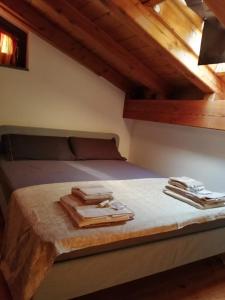 A bed or beds in a room at Mansarda Chanoux CIR n 0027