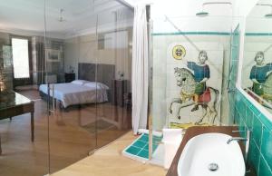 Uma casa de banho em B&B Sciabakè