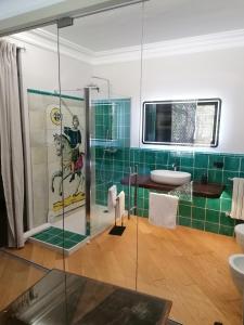 Koupelna v ubytování B&B Sciabakè + 37 fotografií