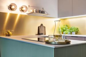 Η κουζίνα ή μικρή κουζίνα στο Choya Apartments +192 φωτογραφίες