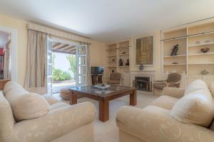 Ruang duduk di Villa Bella Lanzarote