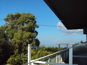 A balcony or terrace at Galini Studios and Apartments