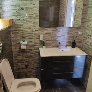 Kúpeľňa v ubytovaní Apartmani Mira Brela