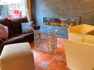 Istumisnurk majutusasutuses Somriu Hotel Vall Ski