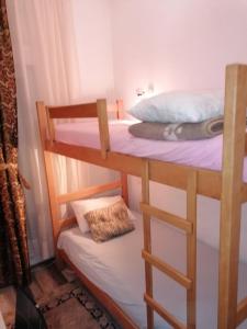 a couple of bunk beds in a room at Excellency apartmani in Banja Luka