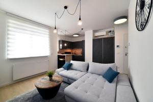 Kuchyňa alebo kuchynka v ubytovaní On Time Apartment