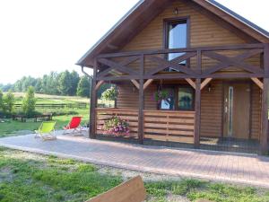 Ogród w obiekcie Domek Nad Stawem