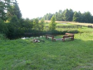 Ogród w obiekcie Domek Nad Stawem