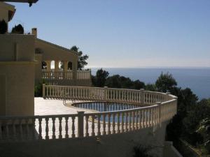 a balcony of a house with a view of the ocean at Altea Buena Vista in Altea