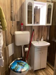 Kúpeľňa v ubytovaní Roland Apartmant Zuglo