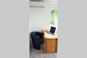 TV o dispositivi per l'intrattenimento presso Villa complète au calme avec vue imprenable