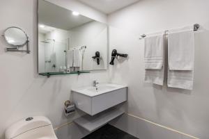 Koupelna v ubytování Hotel Egina Medellin