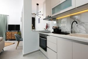 Køkken eller tekøkken på Iliana & Sarra Apartment 2