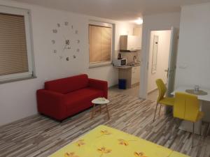 Kuchyň nebo kuchyňský kout v ubytování Studio apartman Matković