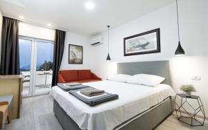 Postel nebo postele na pokoji v ubytování Village property Truša