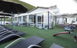 Fitness centrum a/nebo fitness zařízení v ubytování Village property Truša