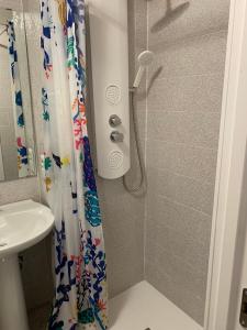 Koupelna v ubytování Piso Badajoz + 5 fotografií