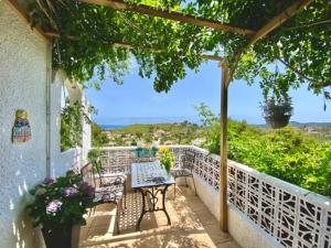 A balcony or terrace at Villa Aurica