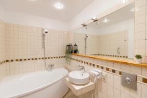 Koupelna v ubytování Spa Hotel Ezeri