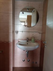 Koupelna v ubytování Albergo Roma