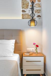 Postel nebo postele na pokoji v ubytování Hotel Lido Thassos