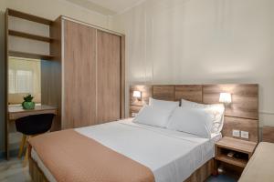 Postel nebo postele na pokoji v ubytování Orea Homes