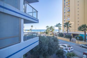a view of a street from a building at Apartamentos Hipocampos Calpe Rent Apart in Calpe