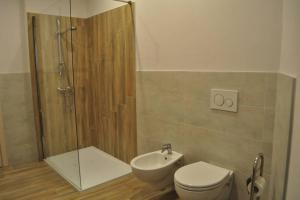 Et badeværelse på appartamento Le Mongolfiere