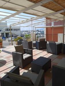 Istumisnurk majutusasutuses Albergo Stella Di Mare
