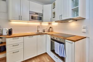 Kuchyň nebo kuchyňský kout v ubytování Landhaus Dodo