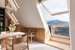 Widok na góry z tego apartamentu
