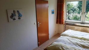 Postel nebo postele na pokoji v ubytování Ferienwohnung Eckhardt