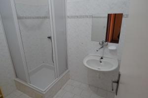 Koupelna v ubytování Penzion Hamr