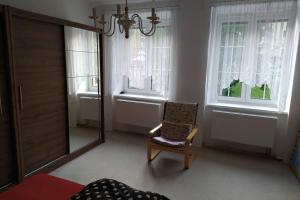 Posezení v ubytování Apartmán na Náměstí ve Štramberku