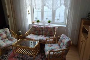 Posezení v ubytování Apartmán na Náměstí ve Štramberku